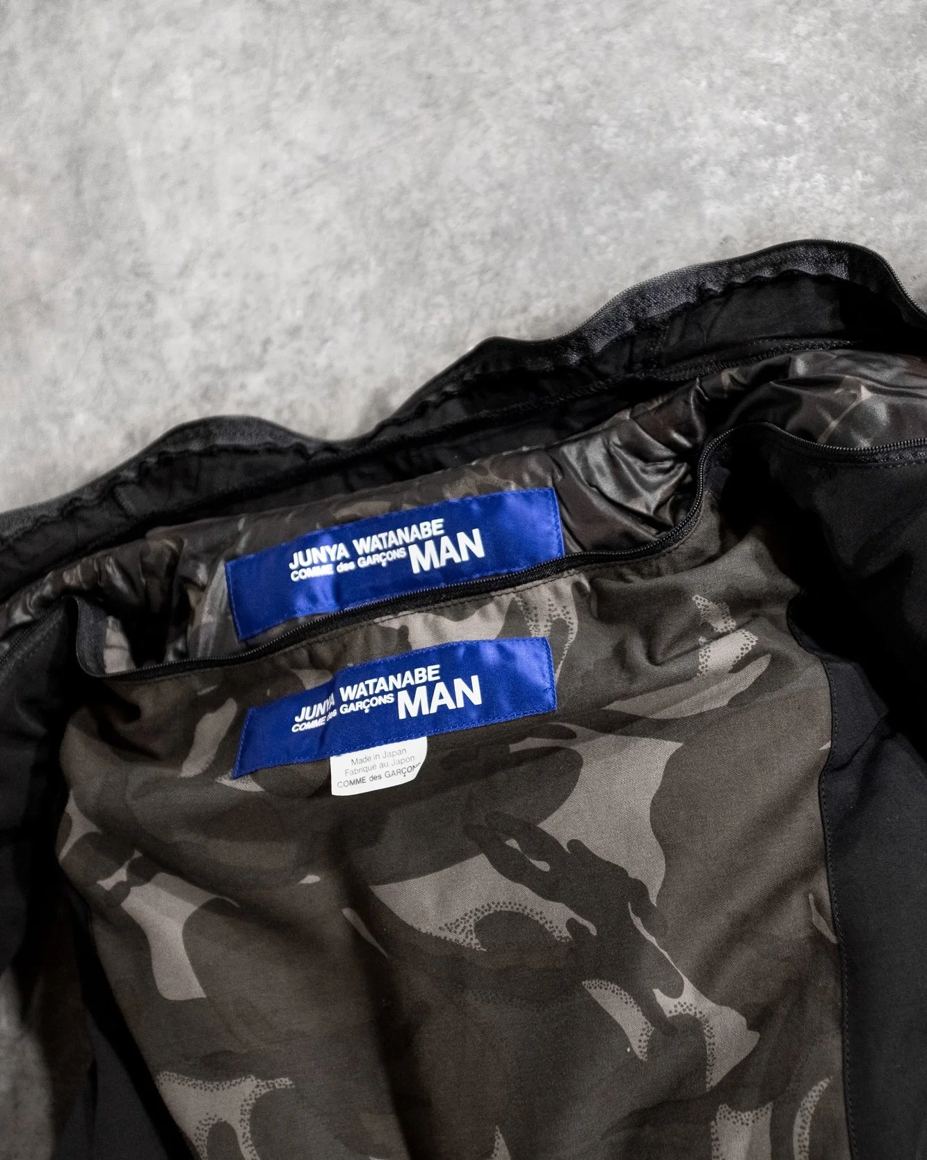 FCRB DOWN VEST 22AW ネイビーバンダナM PRODUCT HIGHLIGHT | Junya Watanabe MAN Utility Pinstripe